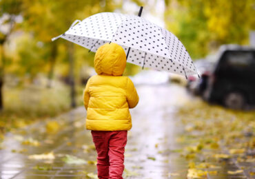 Violet, a bebé que nunca viu chuva