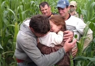 Bebé brasileiro é encontrado depois de 16 horas perdido em milheiral